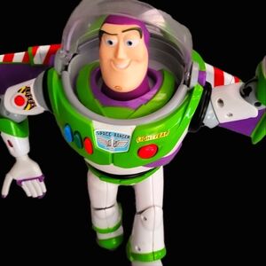 Vintage Thinkway 12" Buzz Lightyear Ultimate Talking Action Figure Toy Story